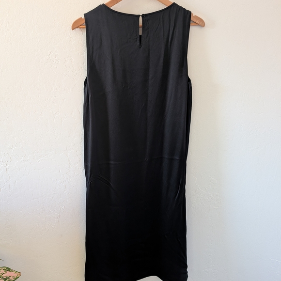 Eileen Fisher Black Midi Dress - Picture 9 of 11
